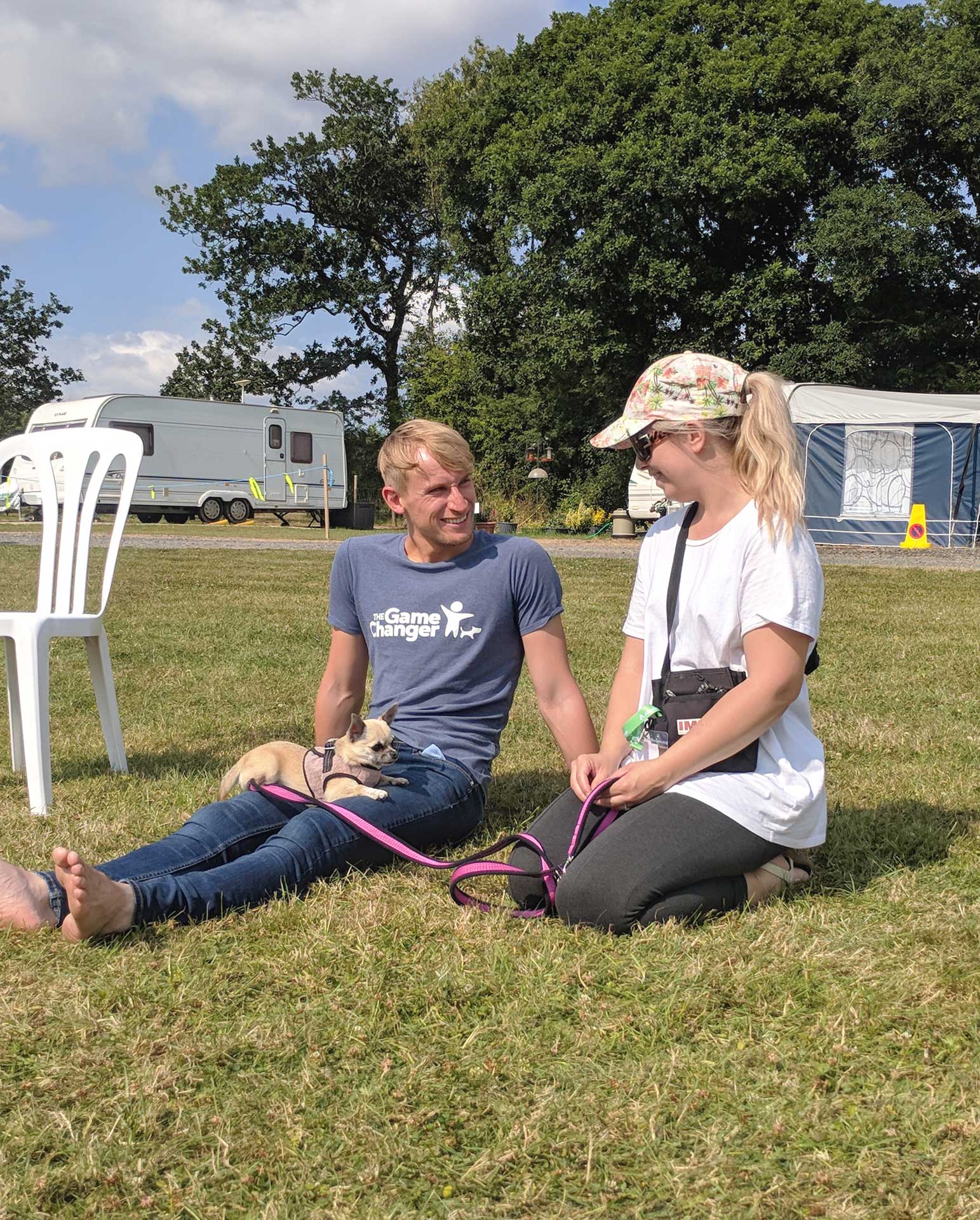 horton dogs cathy at devon dogs training 2018 cropped